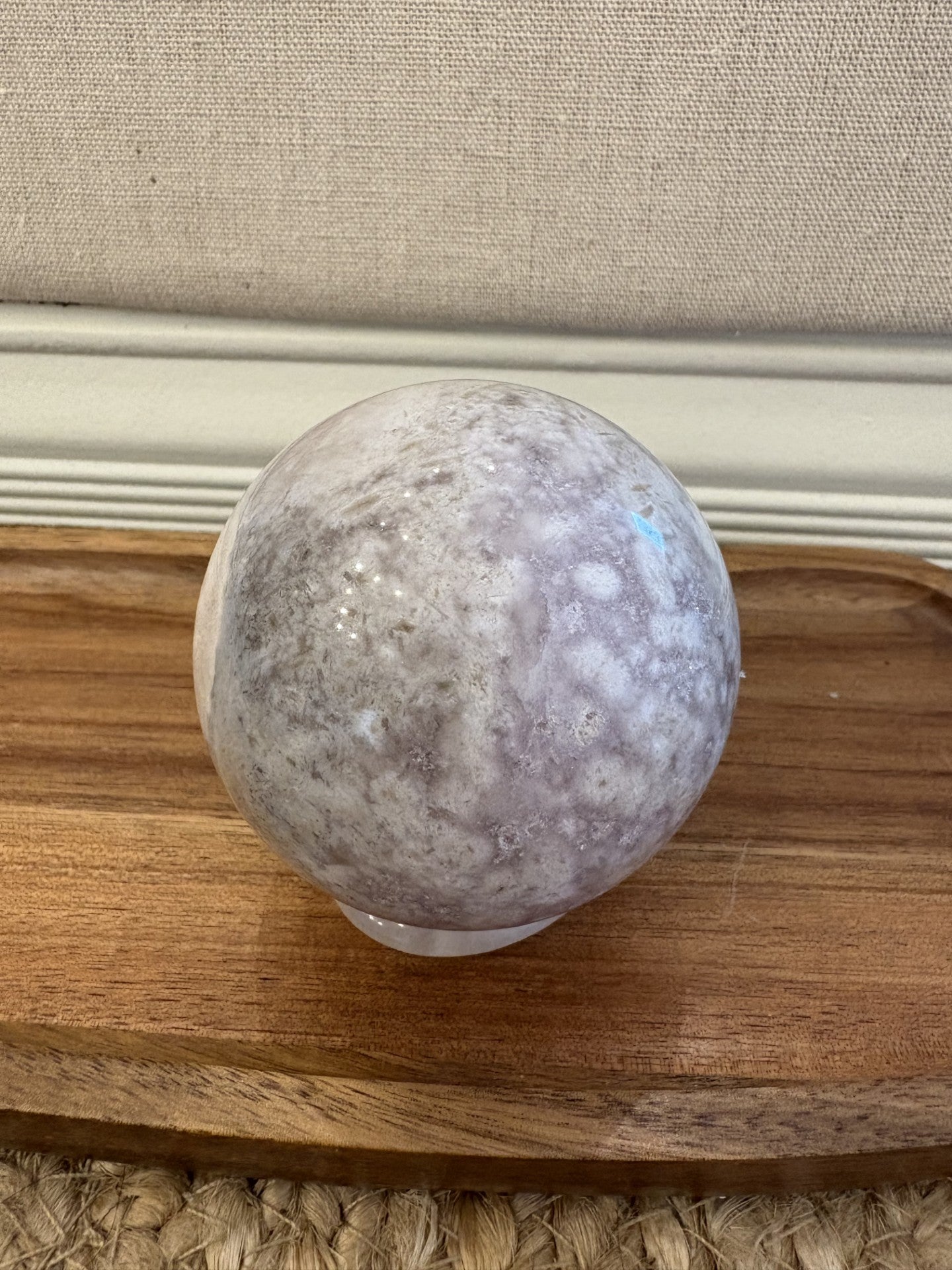 Flower Agate Spheres