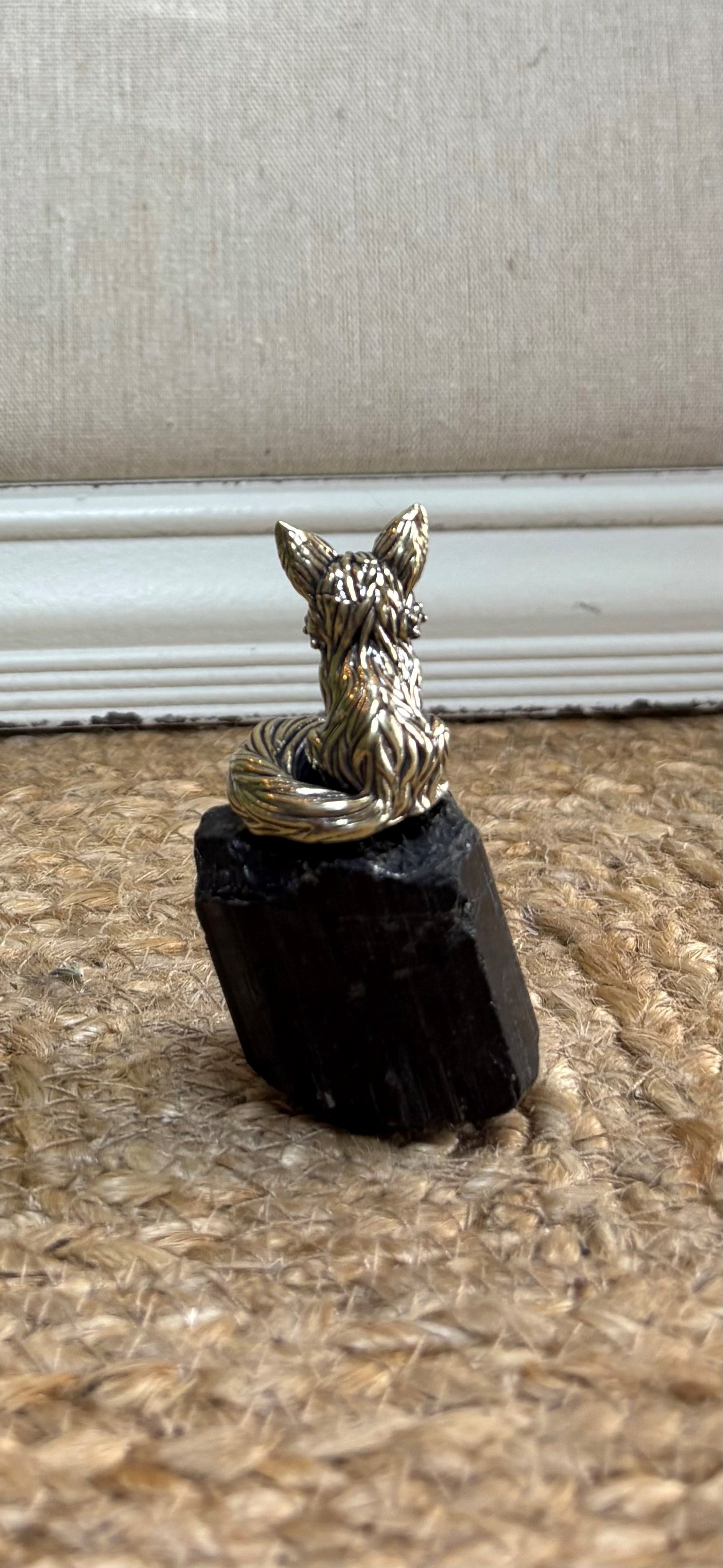 Brass Style Fox - Altar Figure
