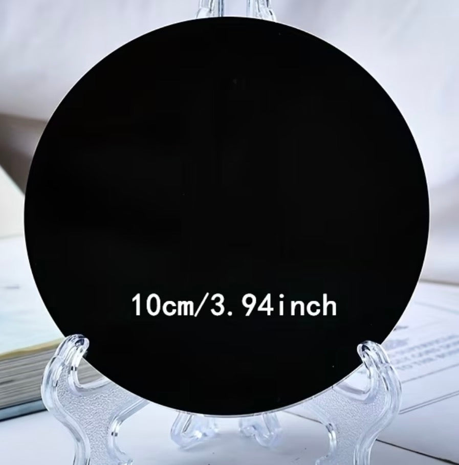 Black Obsidian Mirror (For Scrying)