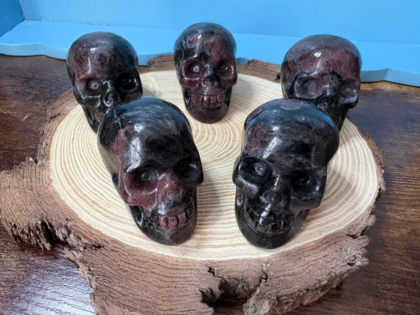 Garnet Skulls
