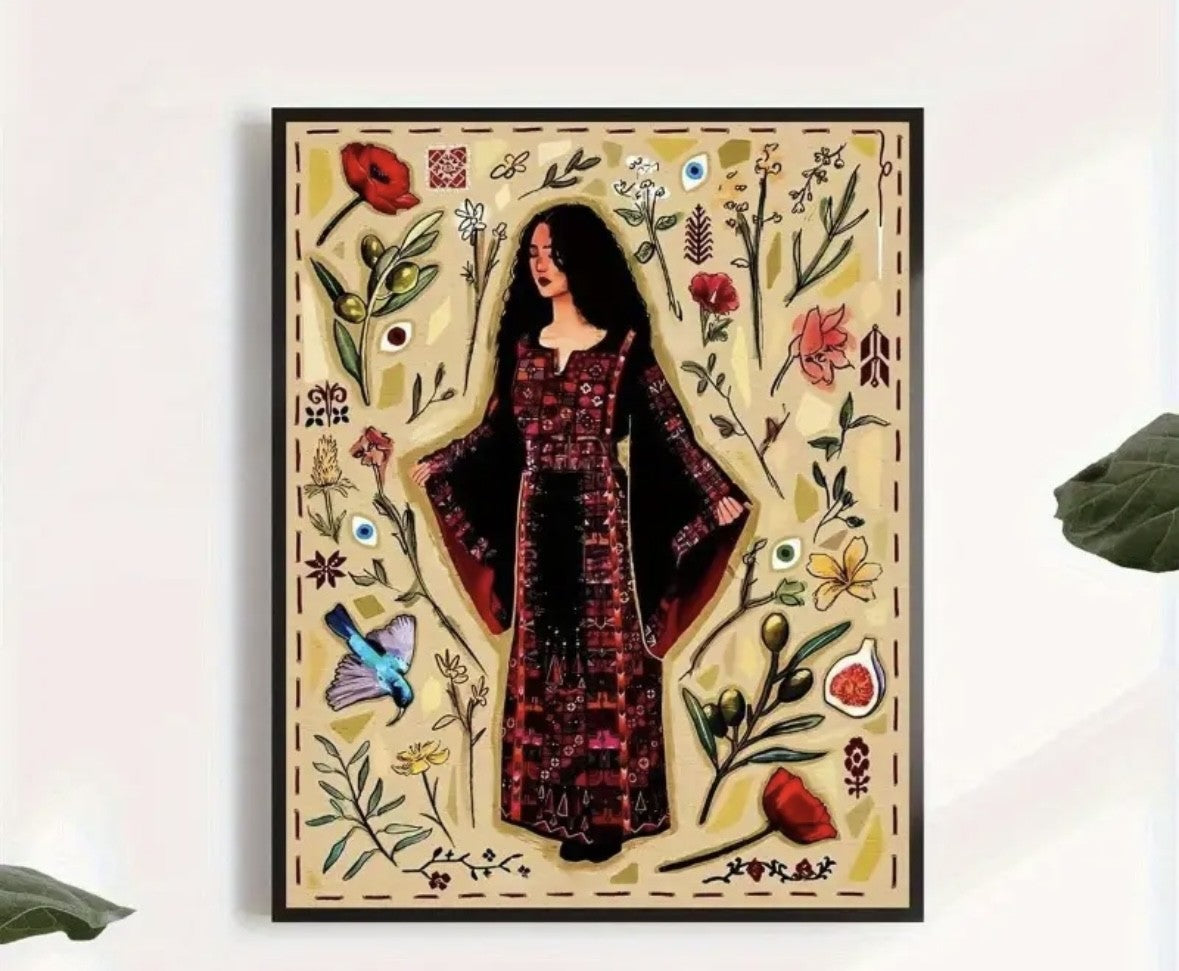 Woman in Nature Canvas Print