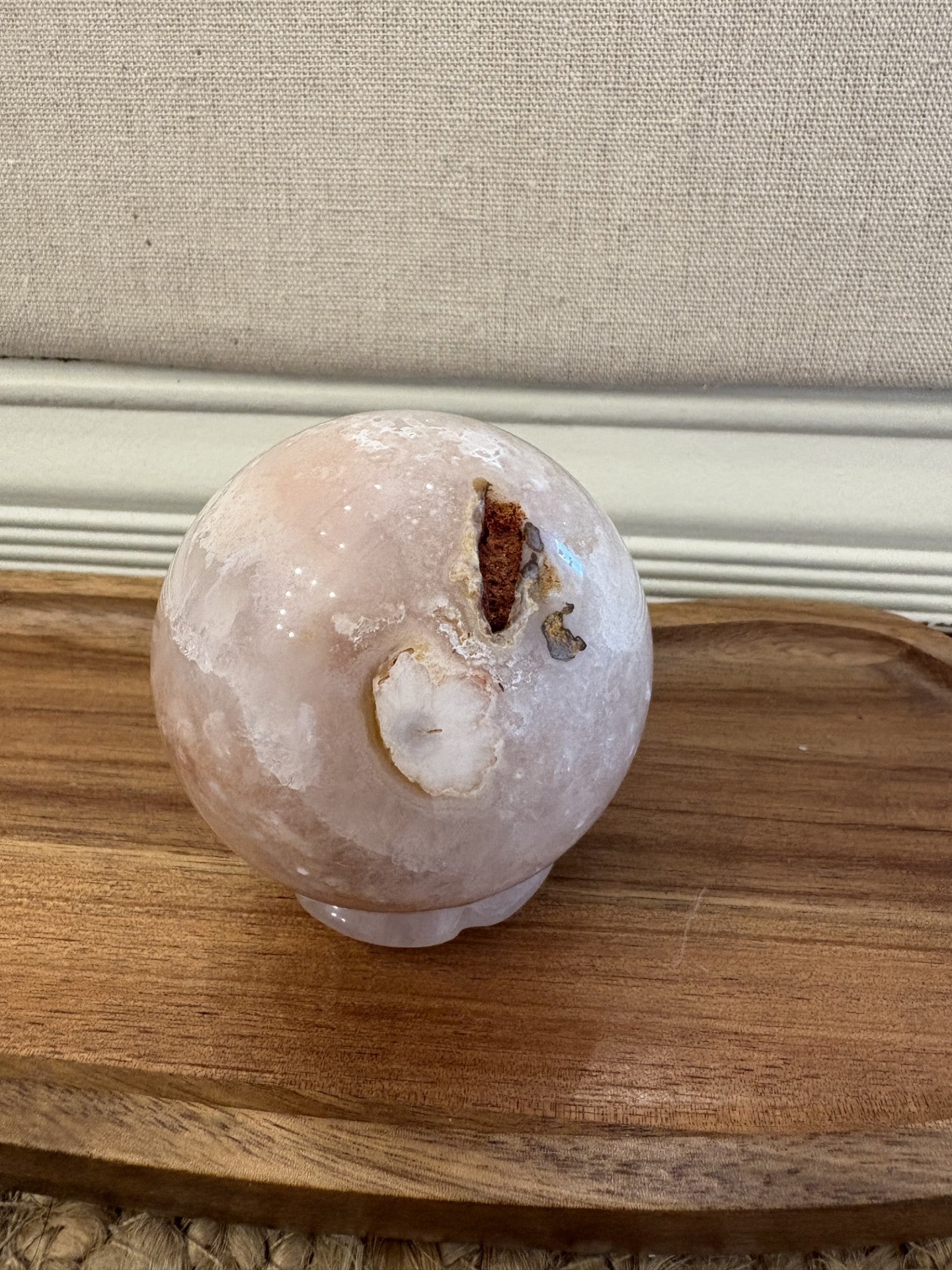 Flower Agate Spheres