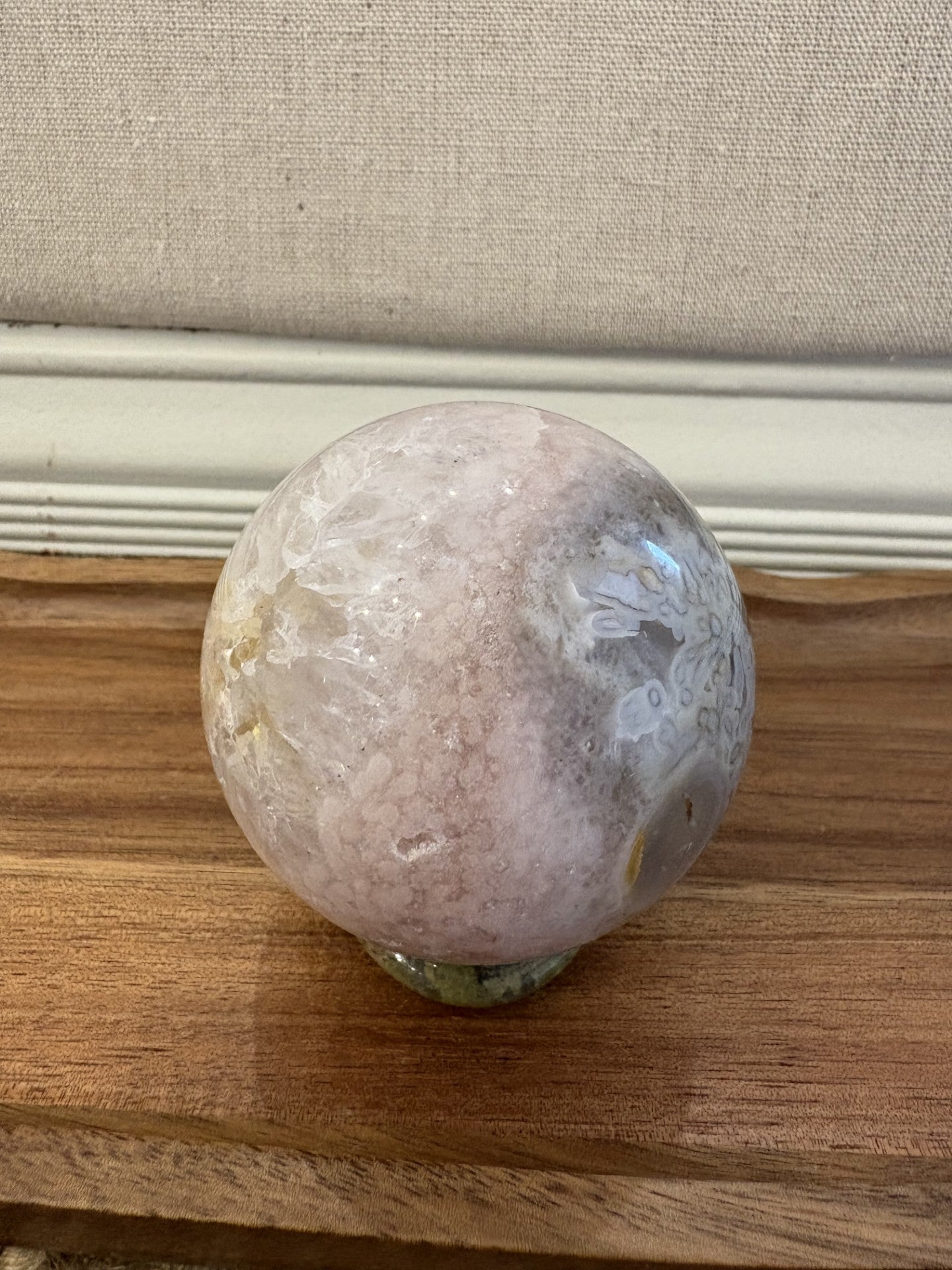 Flower Agate Spheres