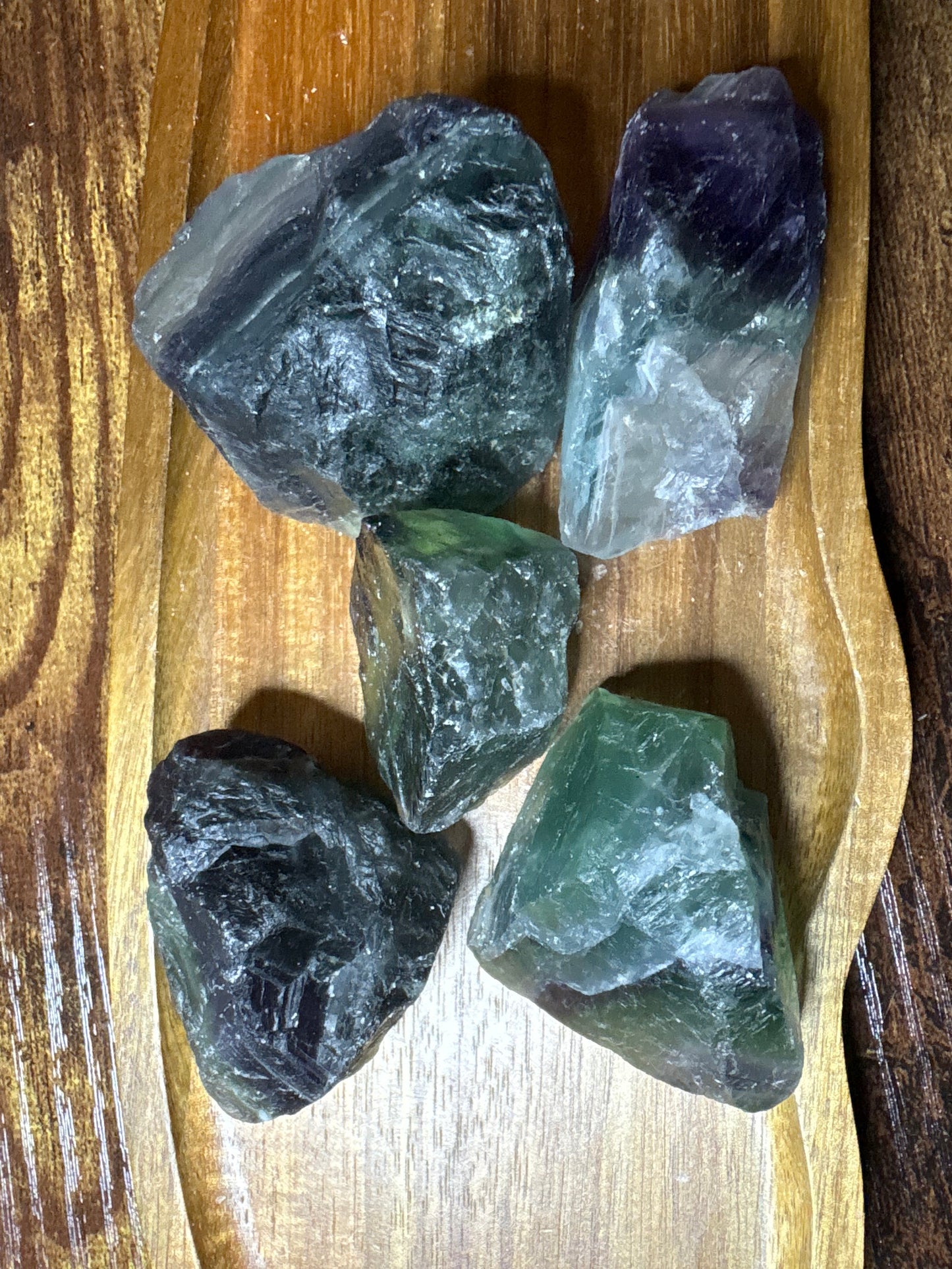 Raw Rainbow Fluorite