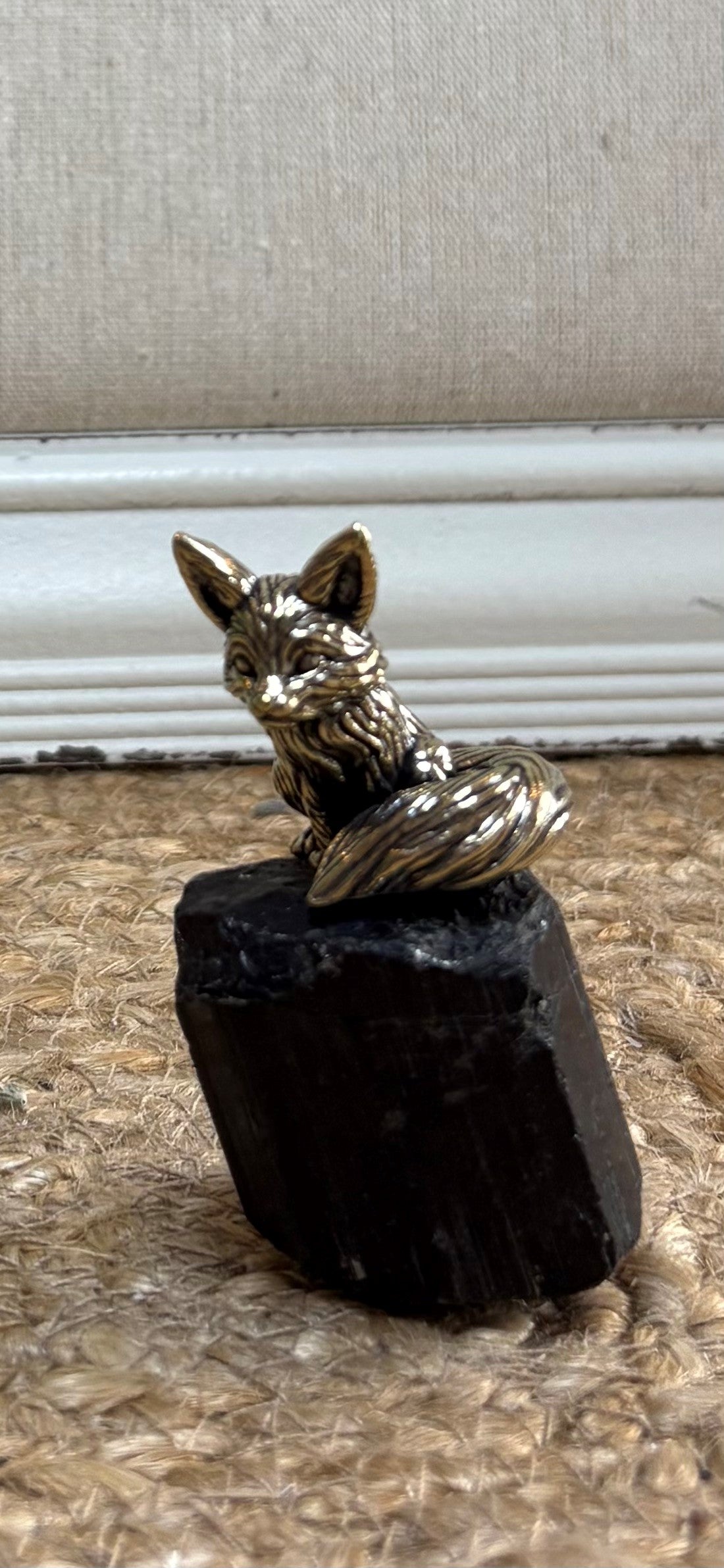 Brass Style Fox - Altar Figure
