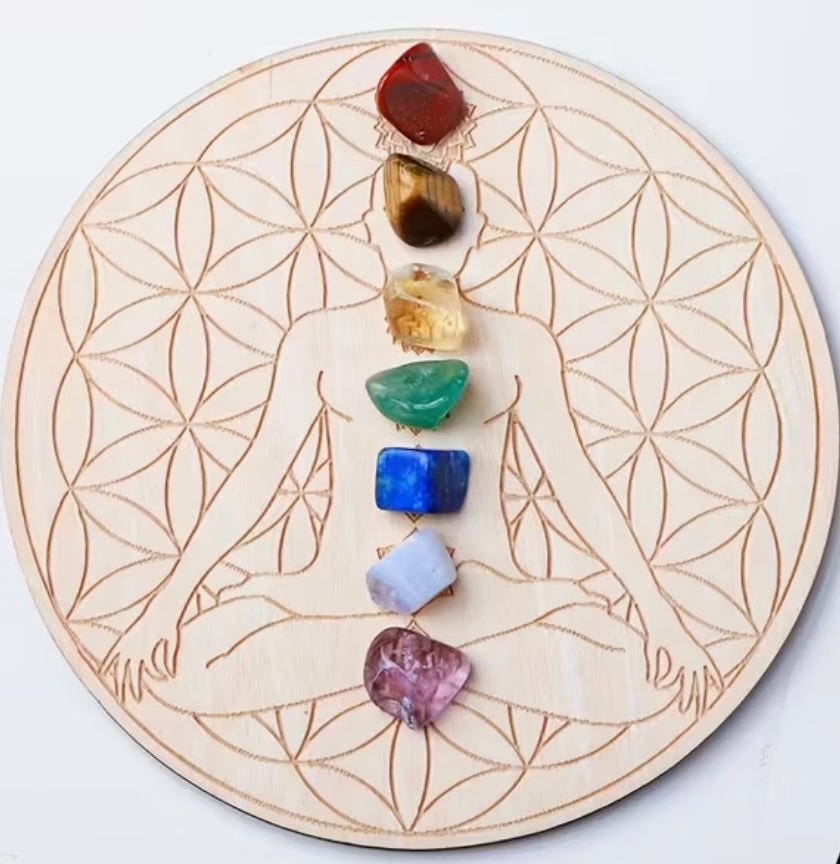 Chakra Crystal Grid Set