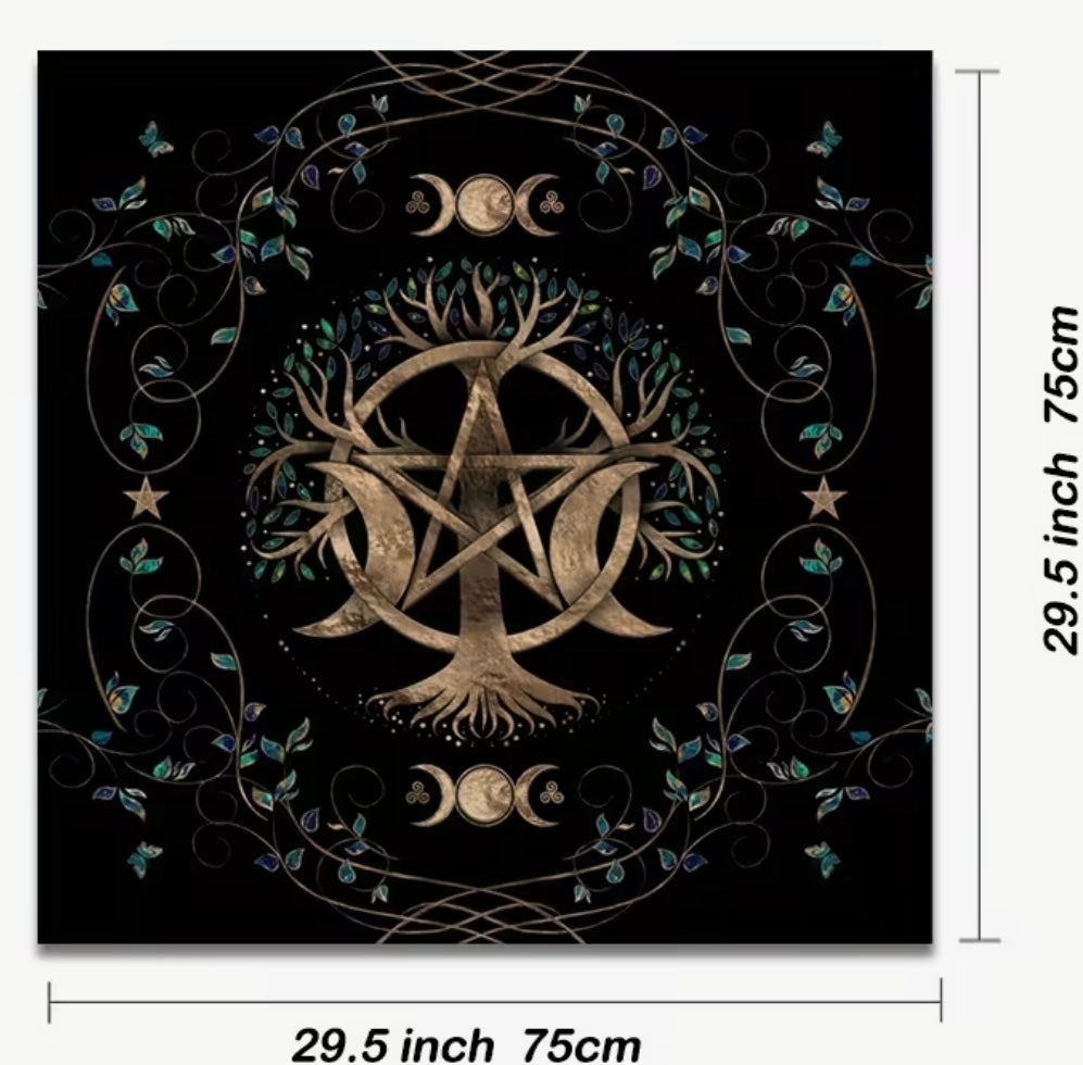 Altar Cloths/Tapestries Size 29.5" x 29.5" - Variety of Designs Available