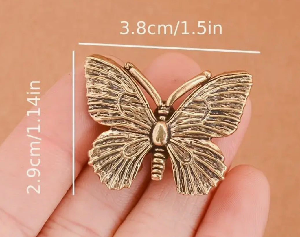 Brass Style Butterfly