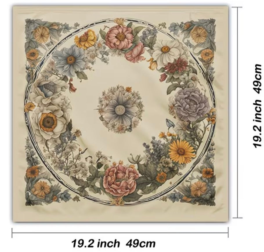Altar Cloths/Tapestries - Size 19.2" x 19.2" - Variety of Designs Available