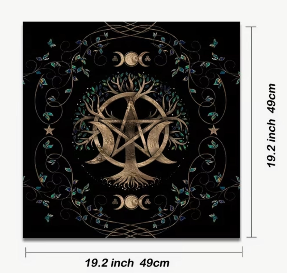 Altar Cloths/Tapestries - Size 19.2" x 19.2" - Variety of Designs Available