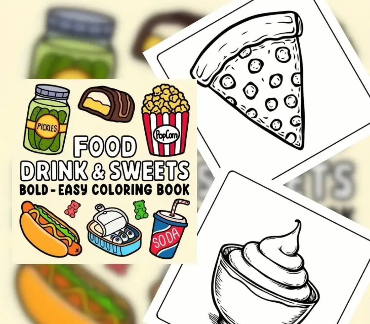 Bold & Easy Colouring Books