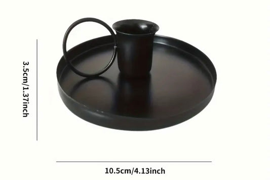 Black Candle Holder