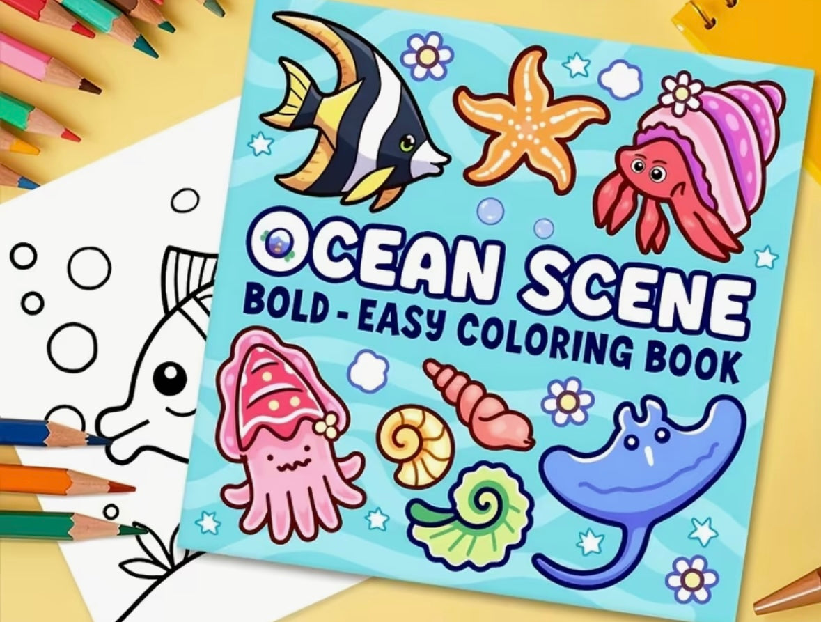Bold & Easy Colouring Books
