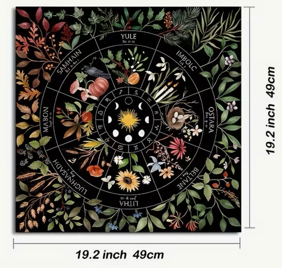 Altar Cloths/Tapestries - Size 19.2" x 19.2" - Variety of Designs Available