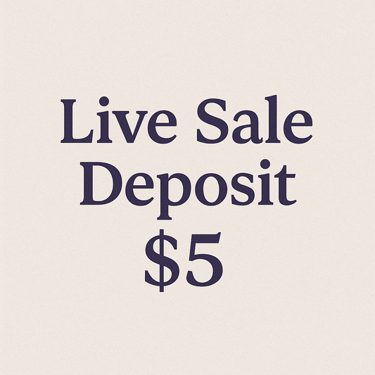 Live Sale Deposit