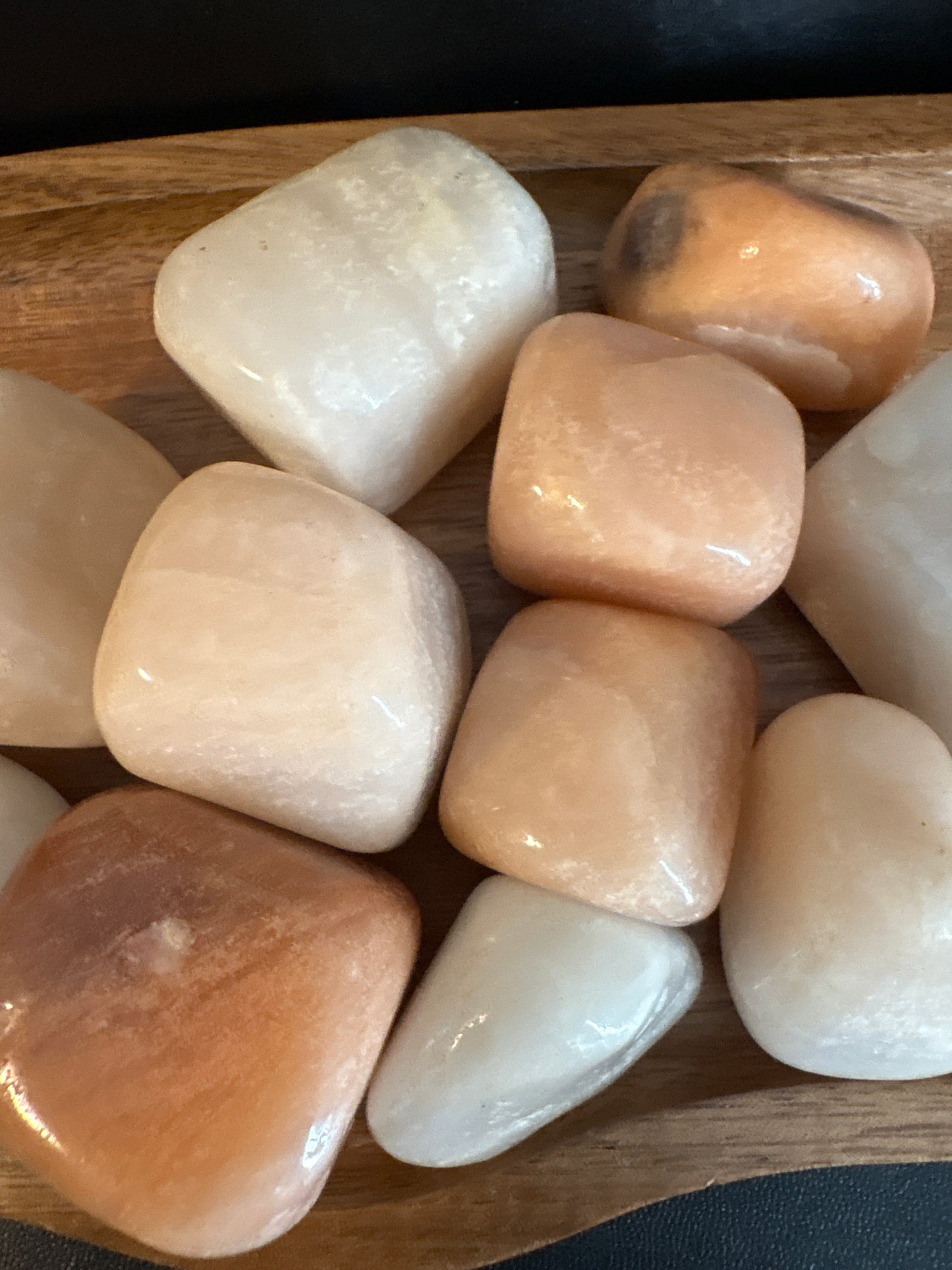 Peach Moonstone Tumbles