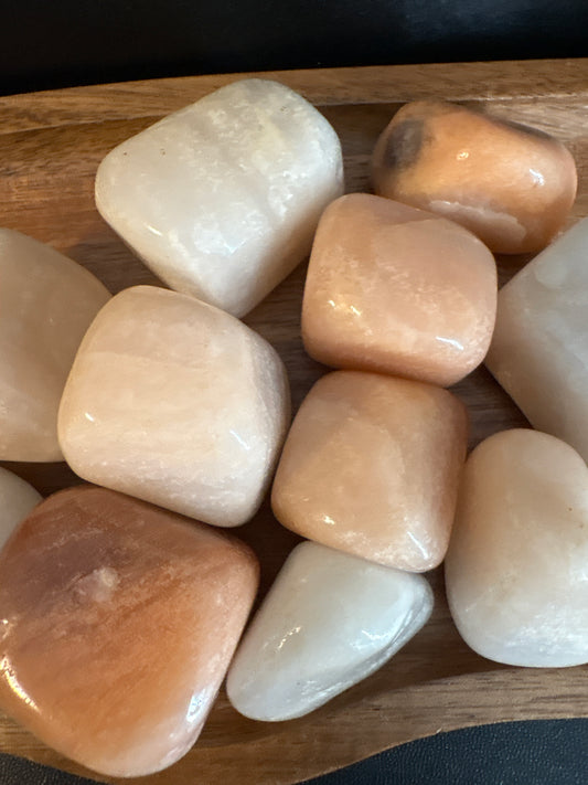 Peach Moonstone Tumbles