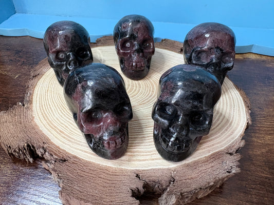 Garnet Skulls