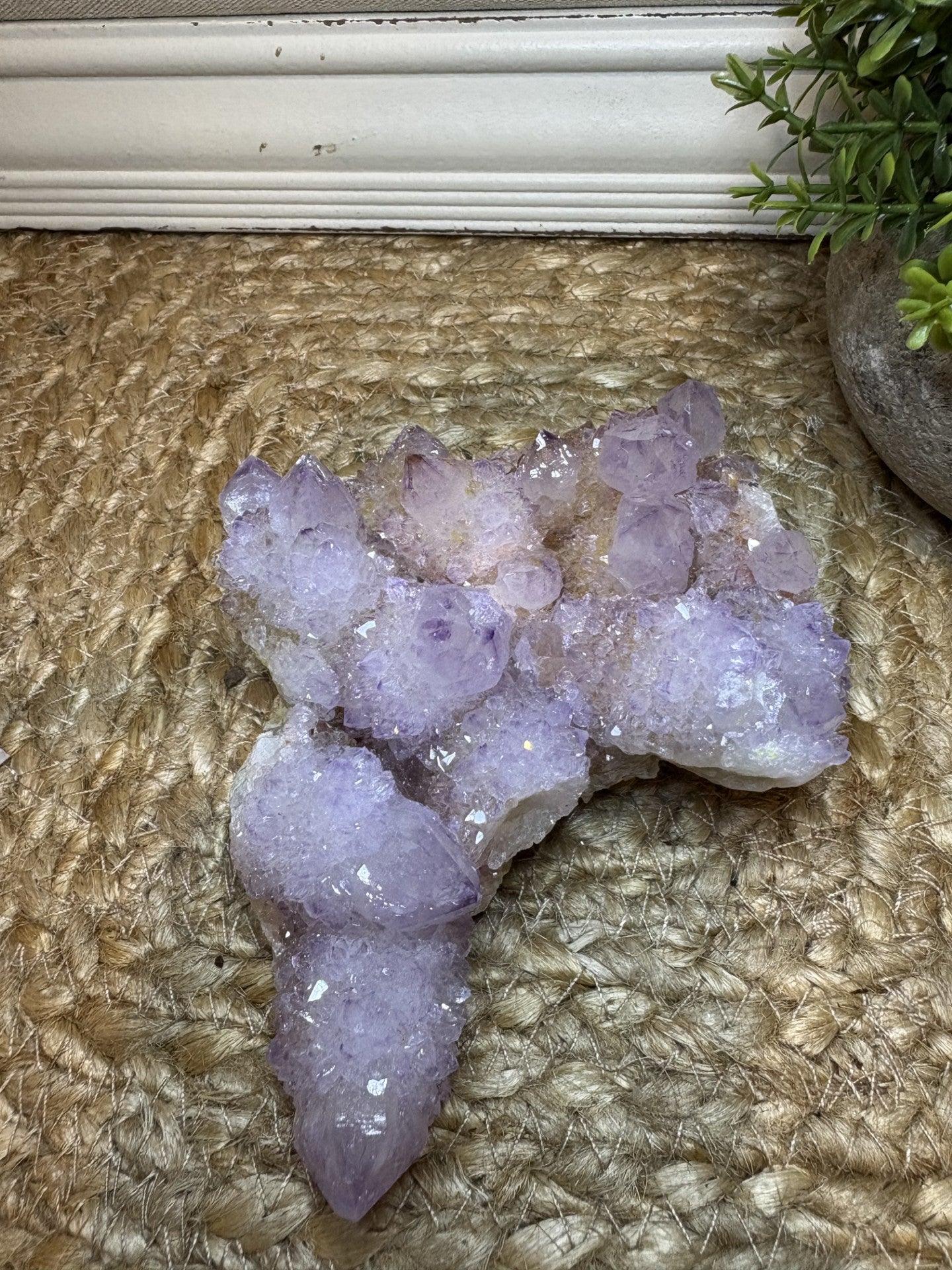 Spirit Quartz Cluster - Amethyst - AA Grade - 361 grams
