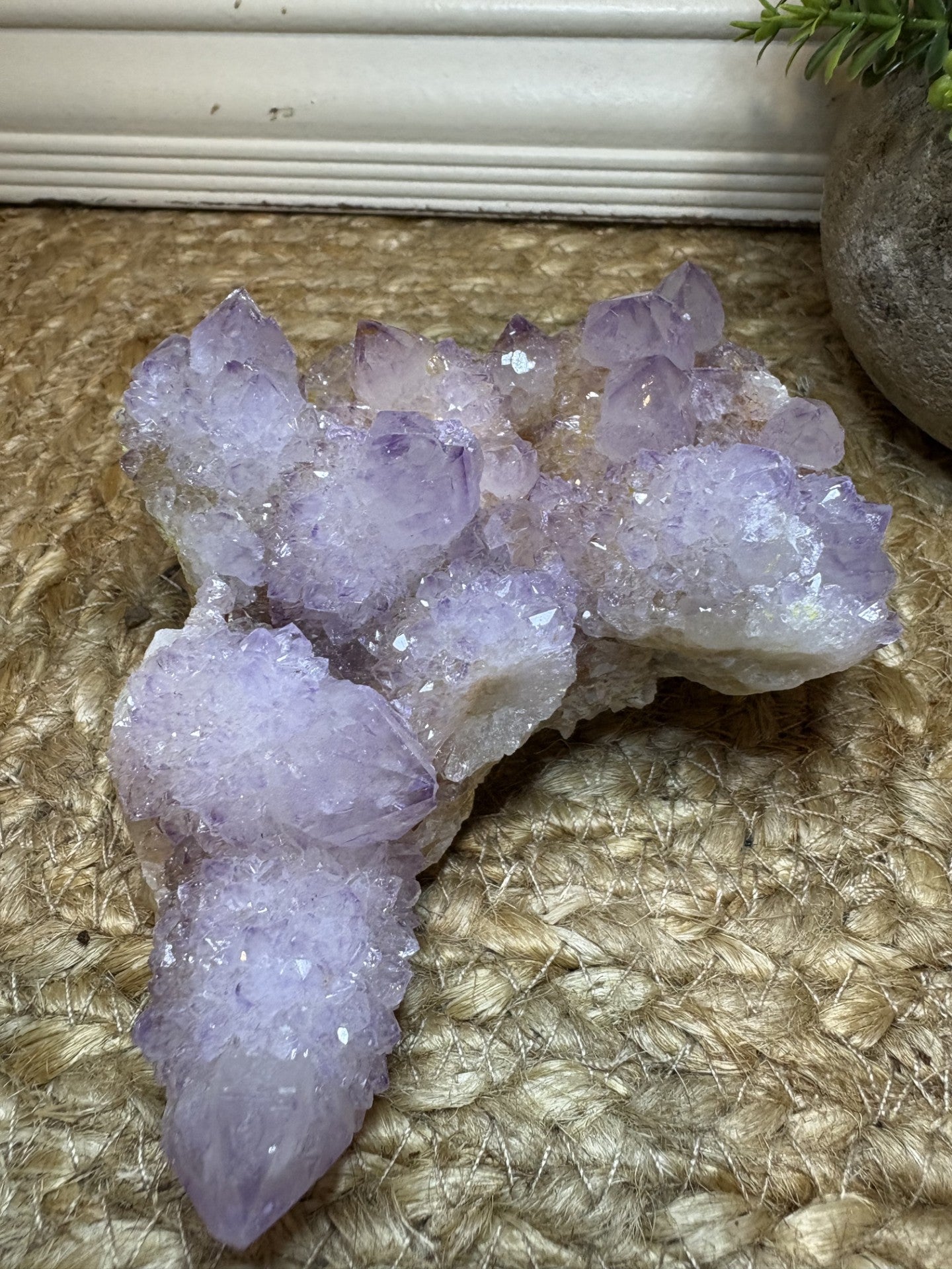Spirit Quartz Cluster - Amethyst - AA Grade - 361 grams