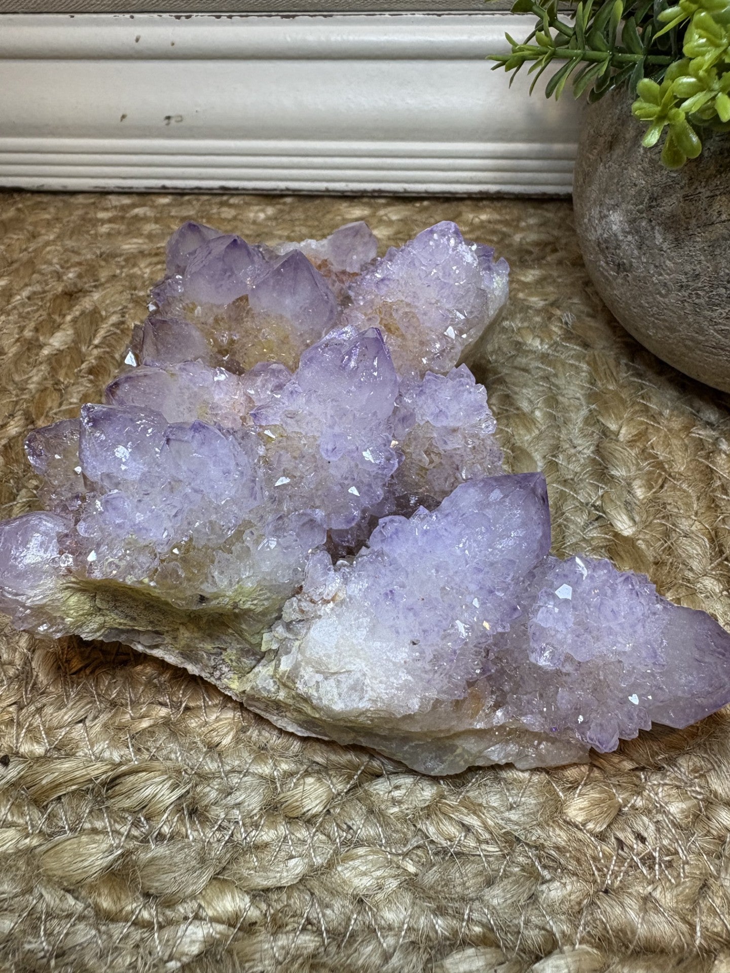 Spirit Quartz Cluster - Amethyst - AA Grade - 361 grams