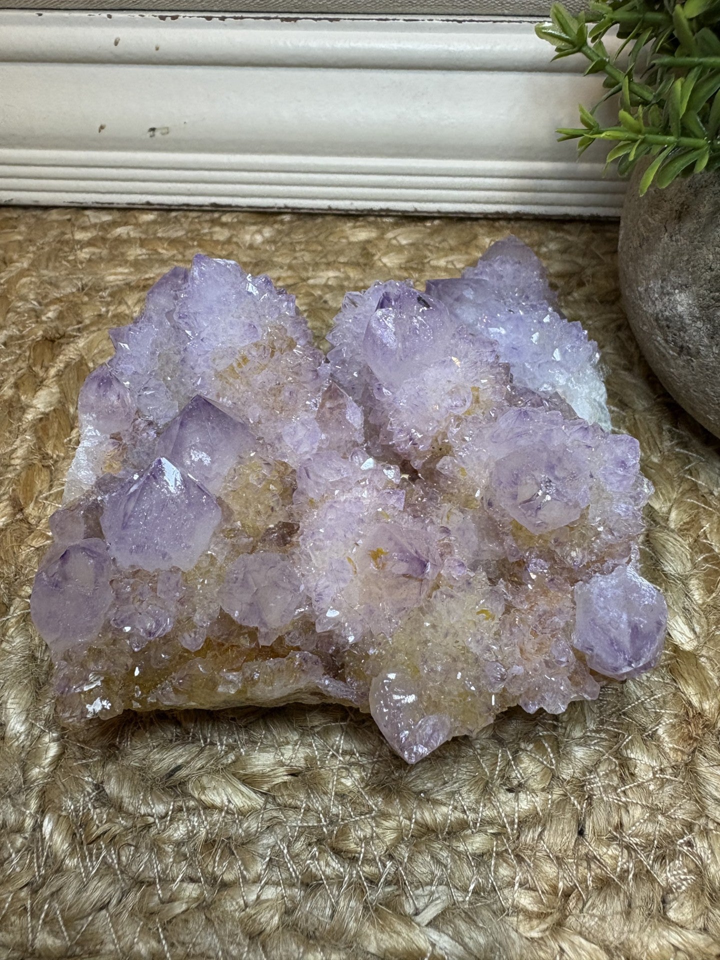Spirit Quartz Cluster - Amethyst - AA Grade - 361 grams