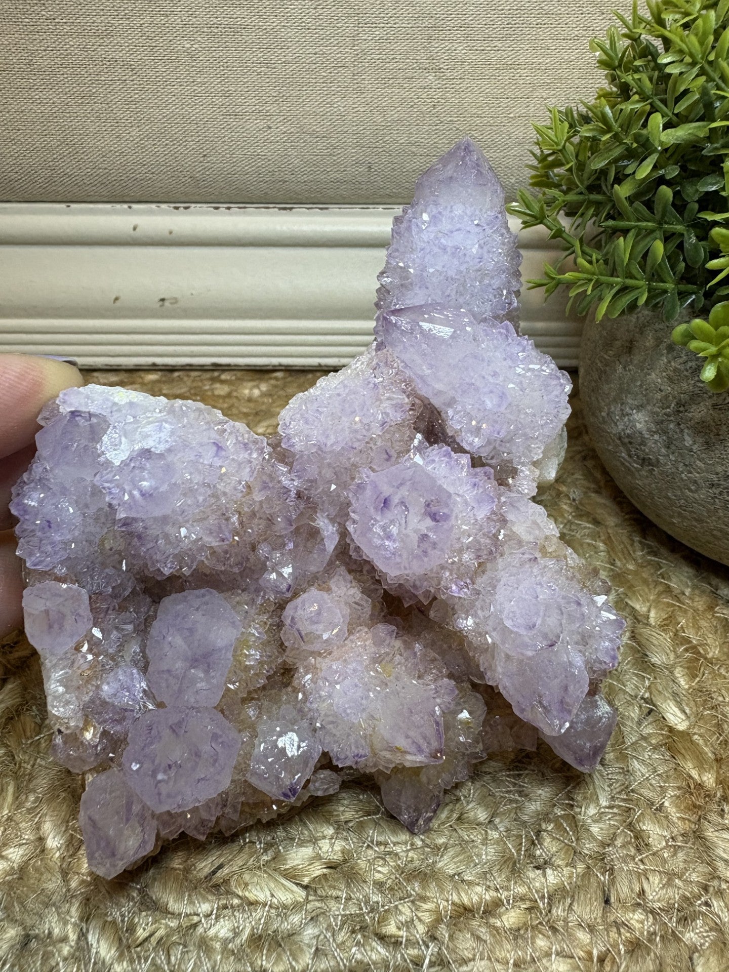 Spirit Quartz Cluster - Amethyst - AA Grade - 361 grams