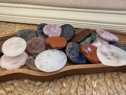 Worry Stones (Variety of Shapes and Crystals Available)