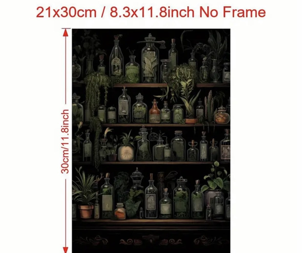 Botanical Apothecary Canvas Print