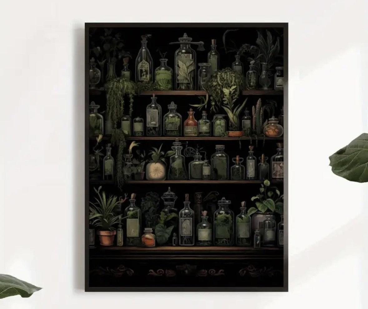 Botanical Apothecary Canvas Print
