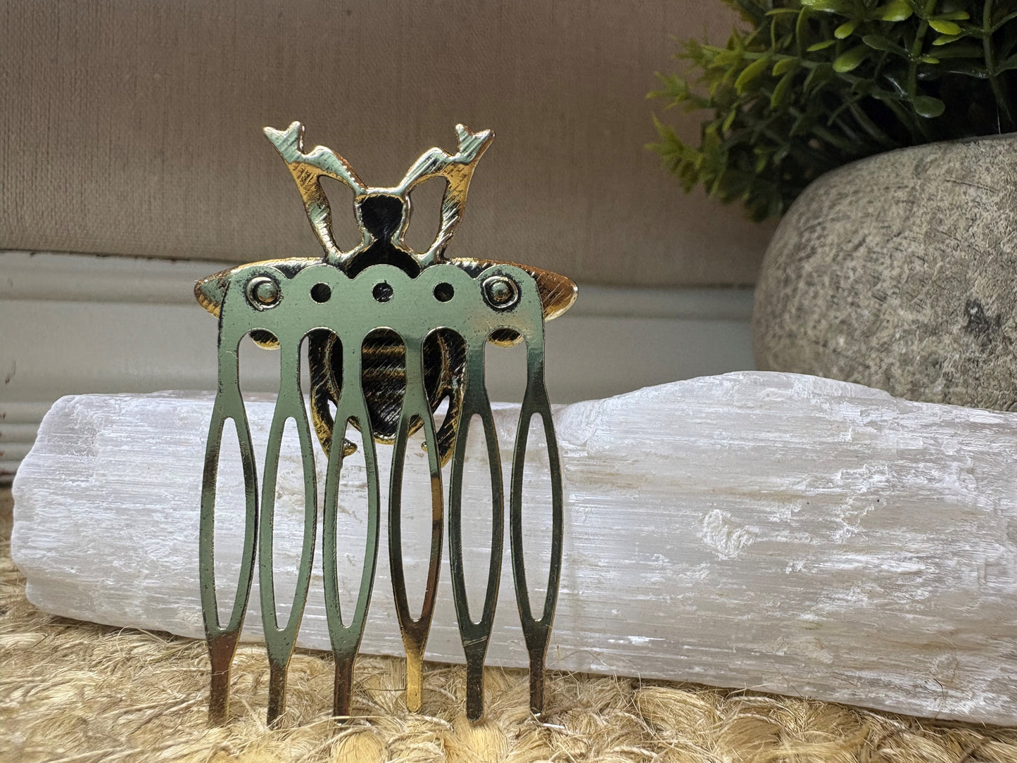 Hair Comb Clip - Bee