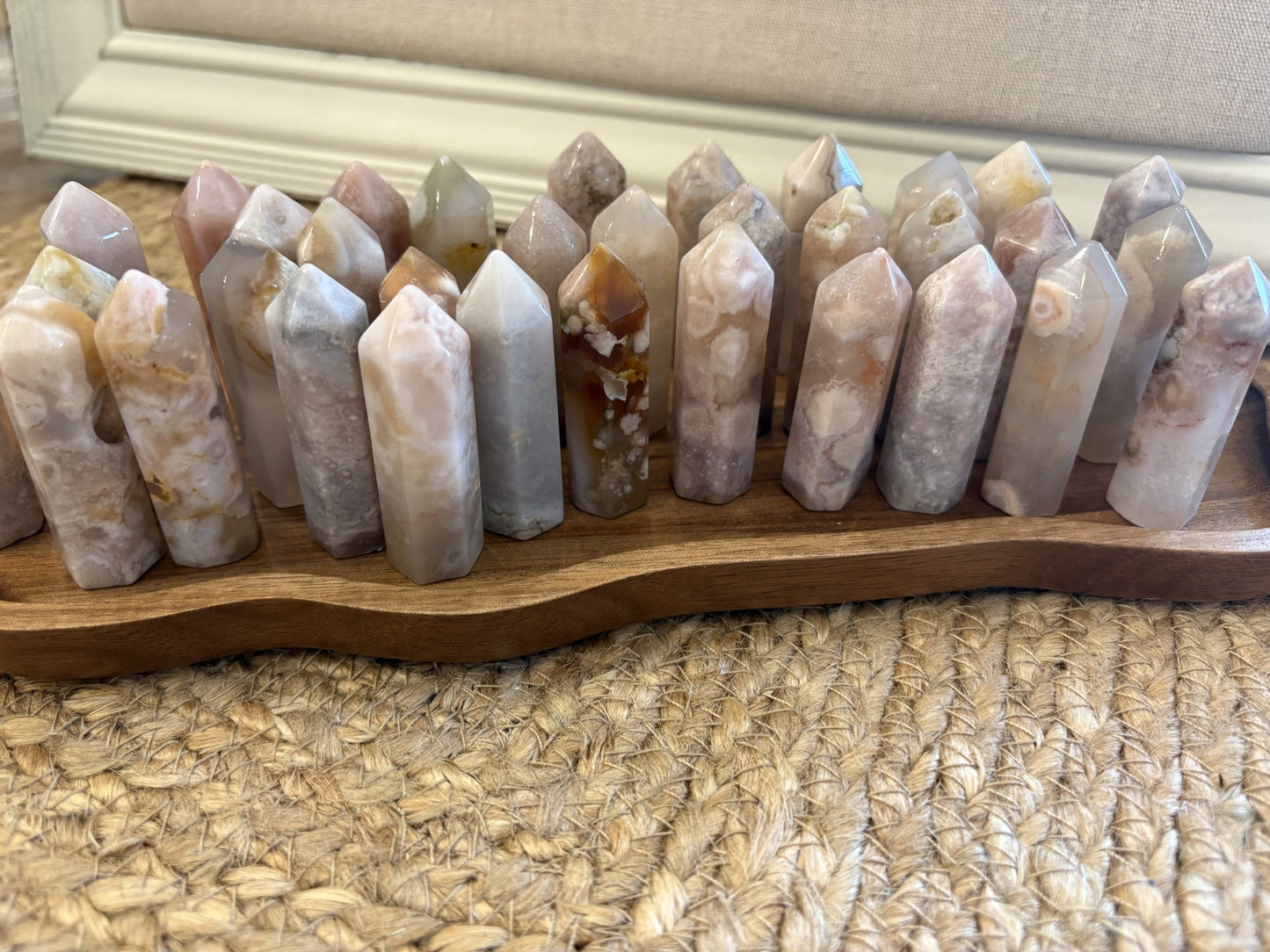 Small Flower Agate Towers (random pick/approx. 2')