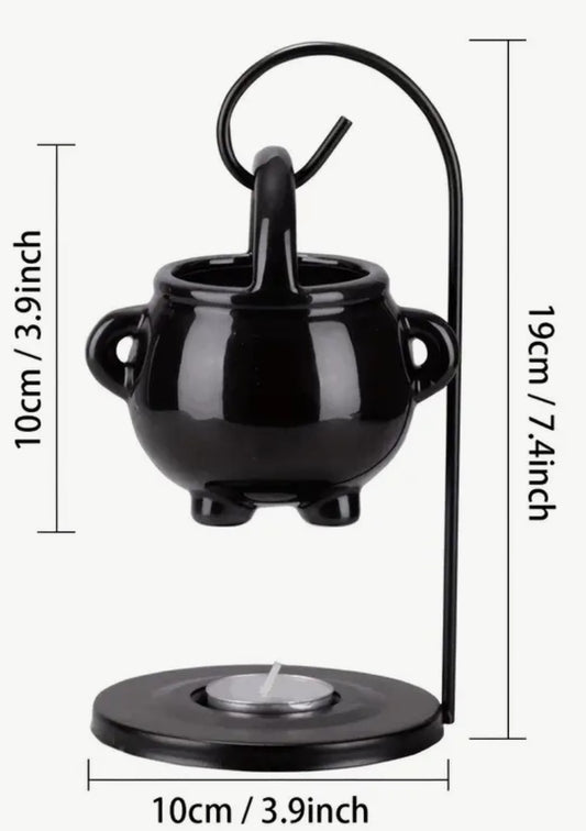 Ceramic Cauldron Oil Burner & Wax Melt Warmer