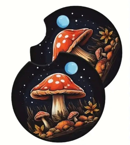 Car Coaster (Mushroom Moon)