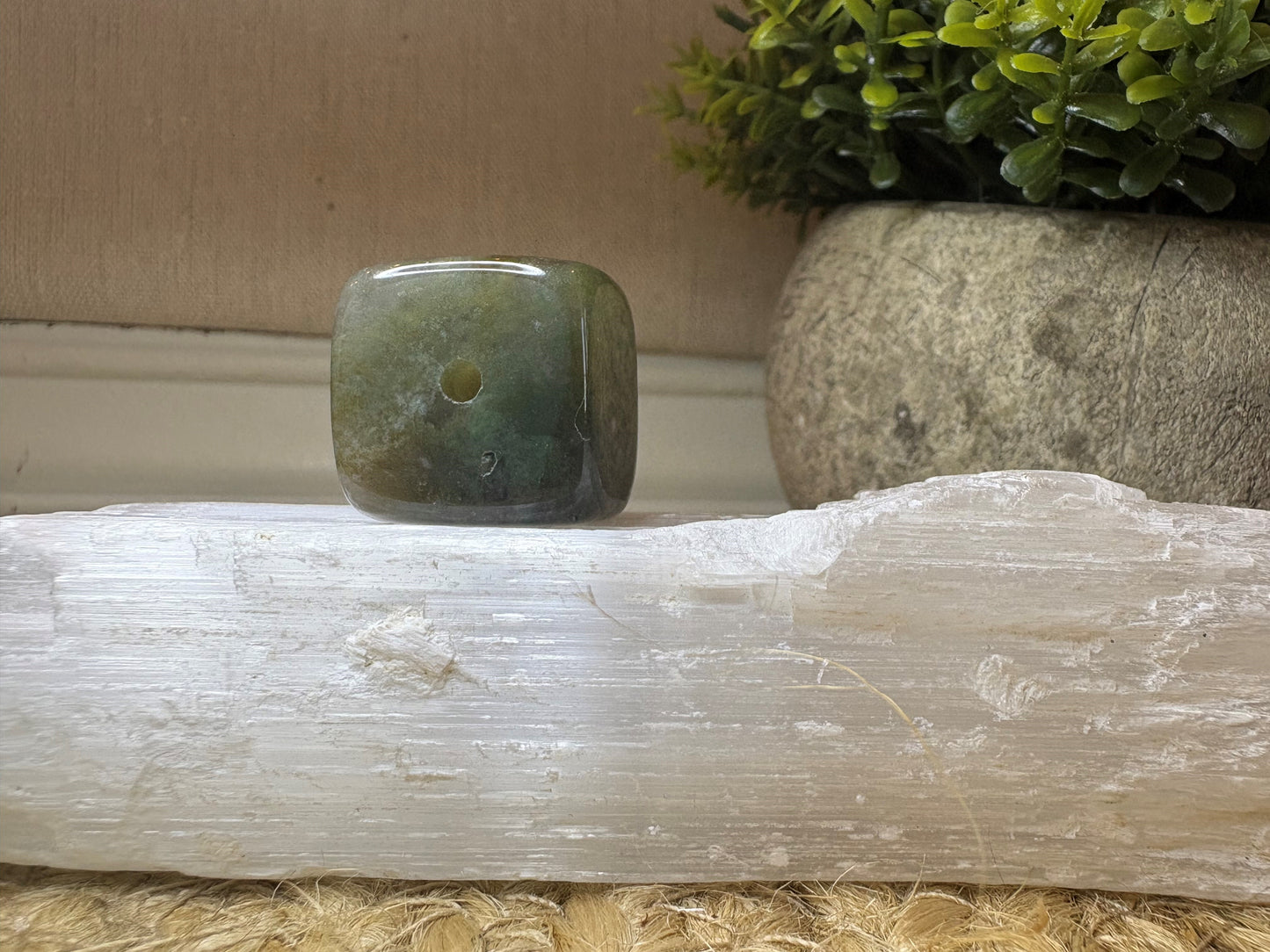 Incense Holder - Natural Stone Square Stick Holder