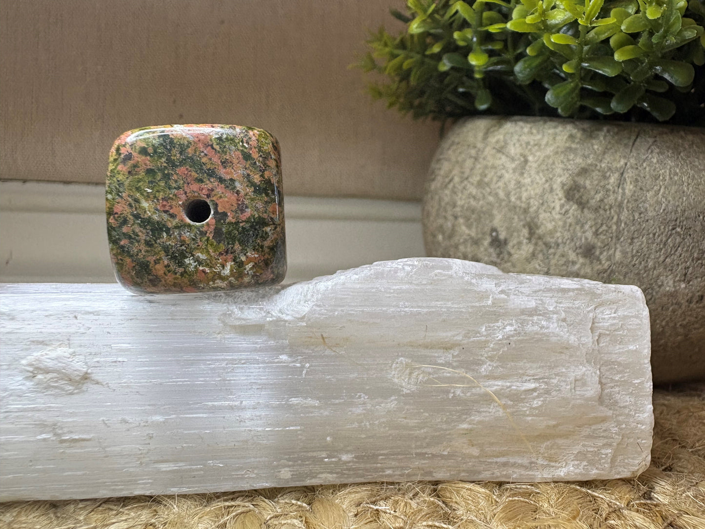 Incense Holder - Natural Stone Square Stick Holder