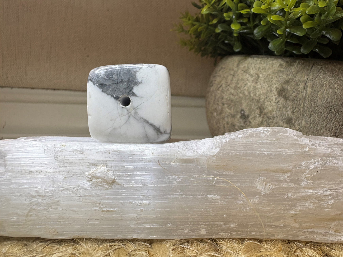 Incense Holder - Natural Stone Square Stick Holder
