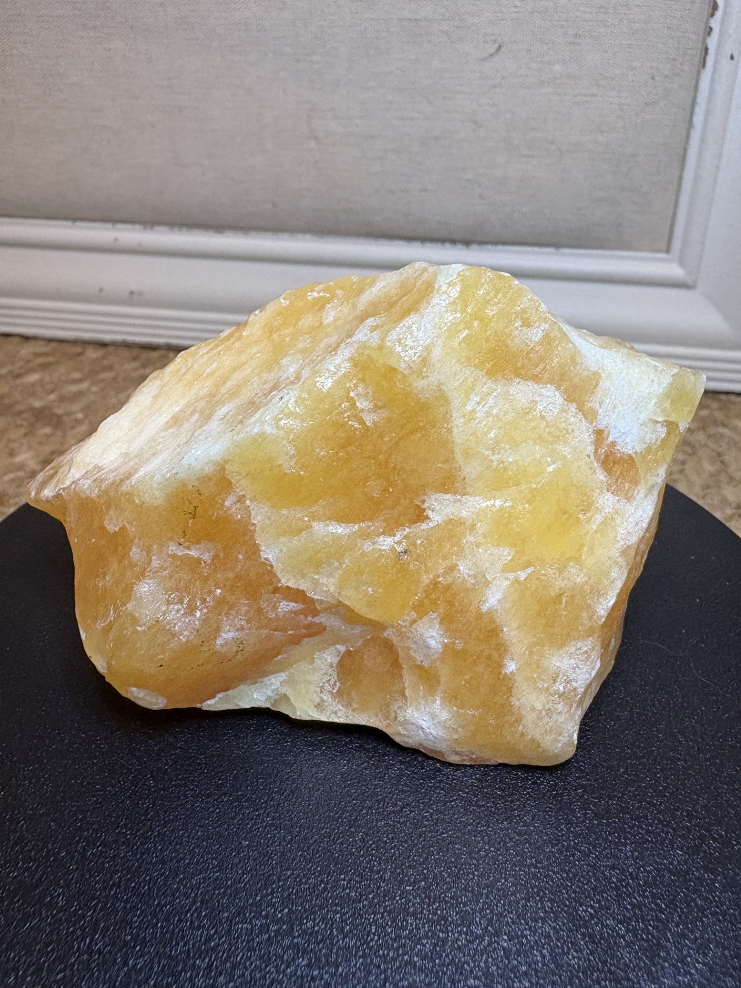 Raw Orange Calcite