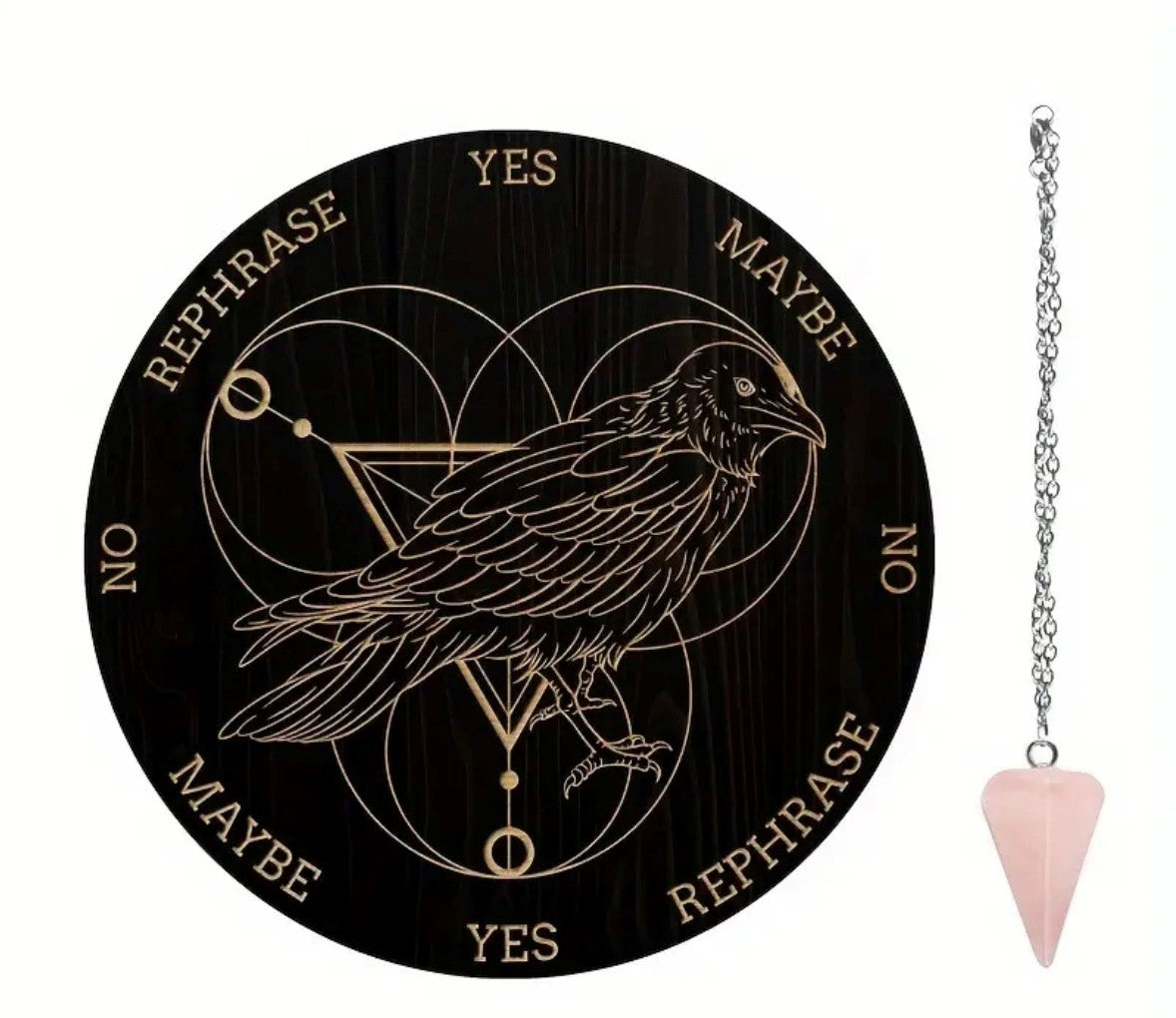 Pendulum Set - Rose Quartz