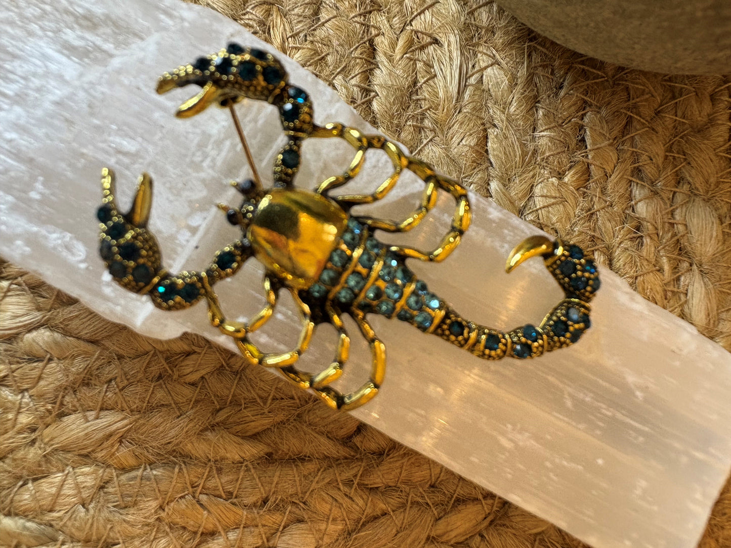Brooch - Brass Style Scorpion