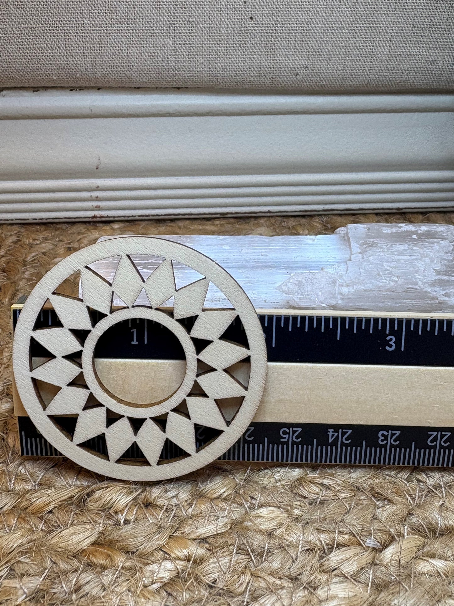 Sphere Holder - Small Wooden Circle