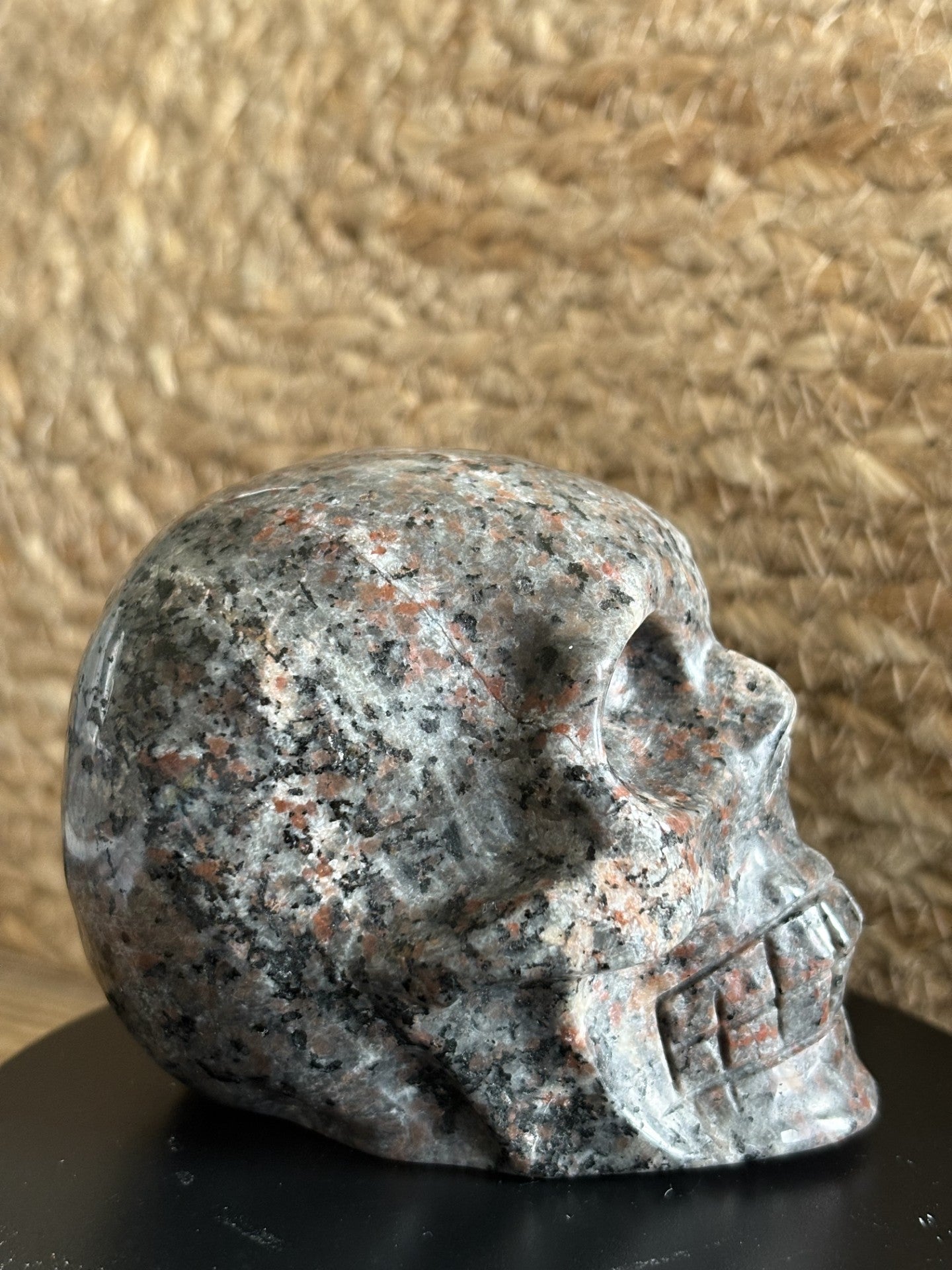 Yooperlite Skull Carving